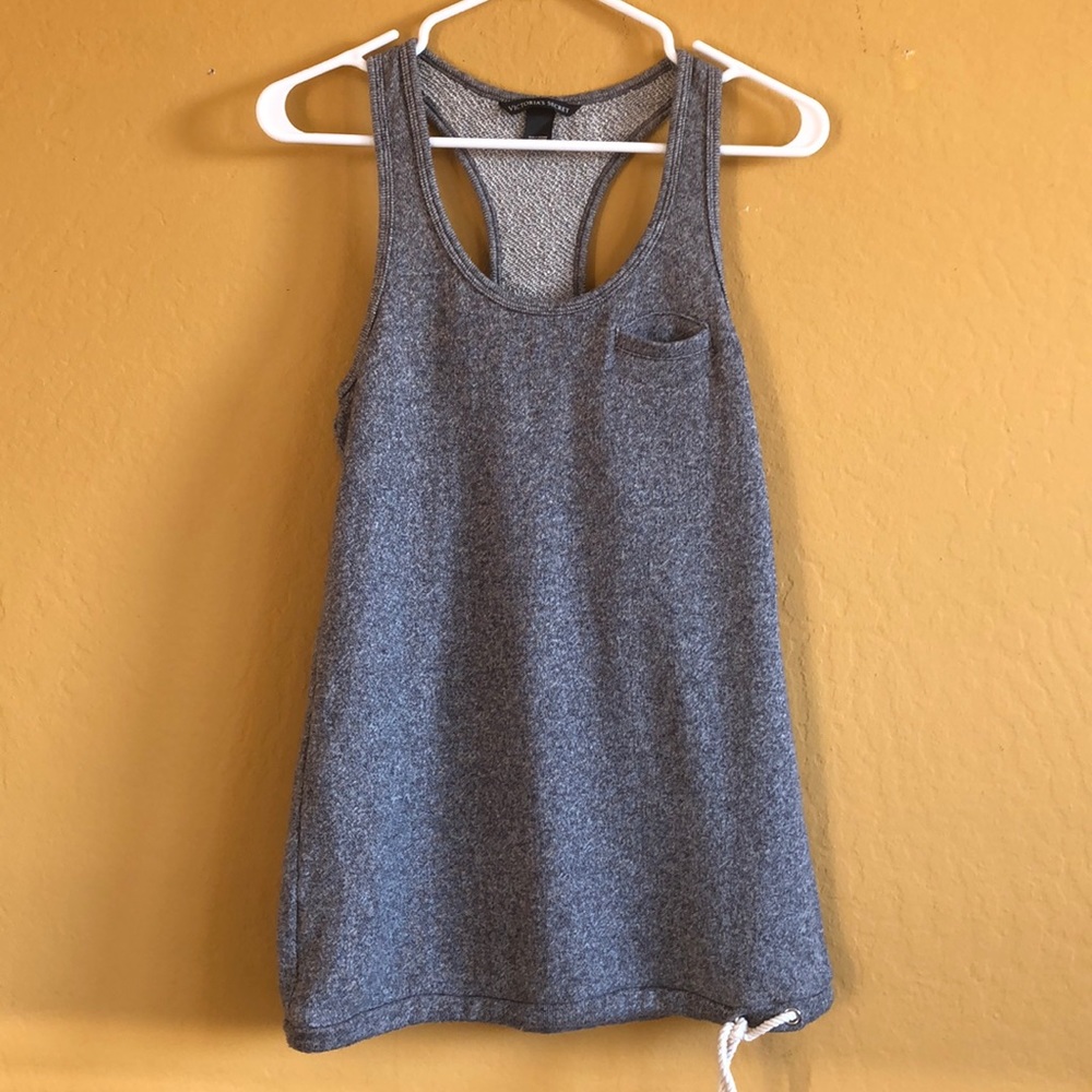 VS sweater tank top.